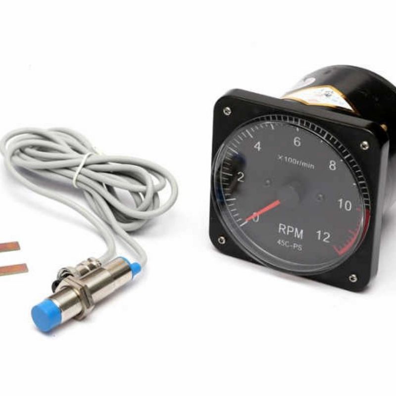 Jual Mechanical analog pointer tachometer for ship and boat 300 rpm 45c ...