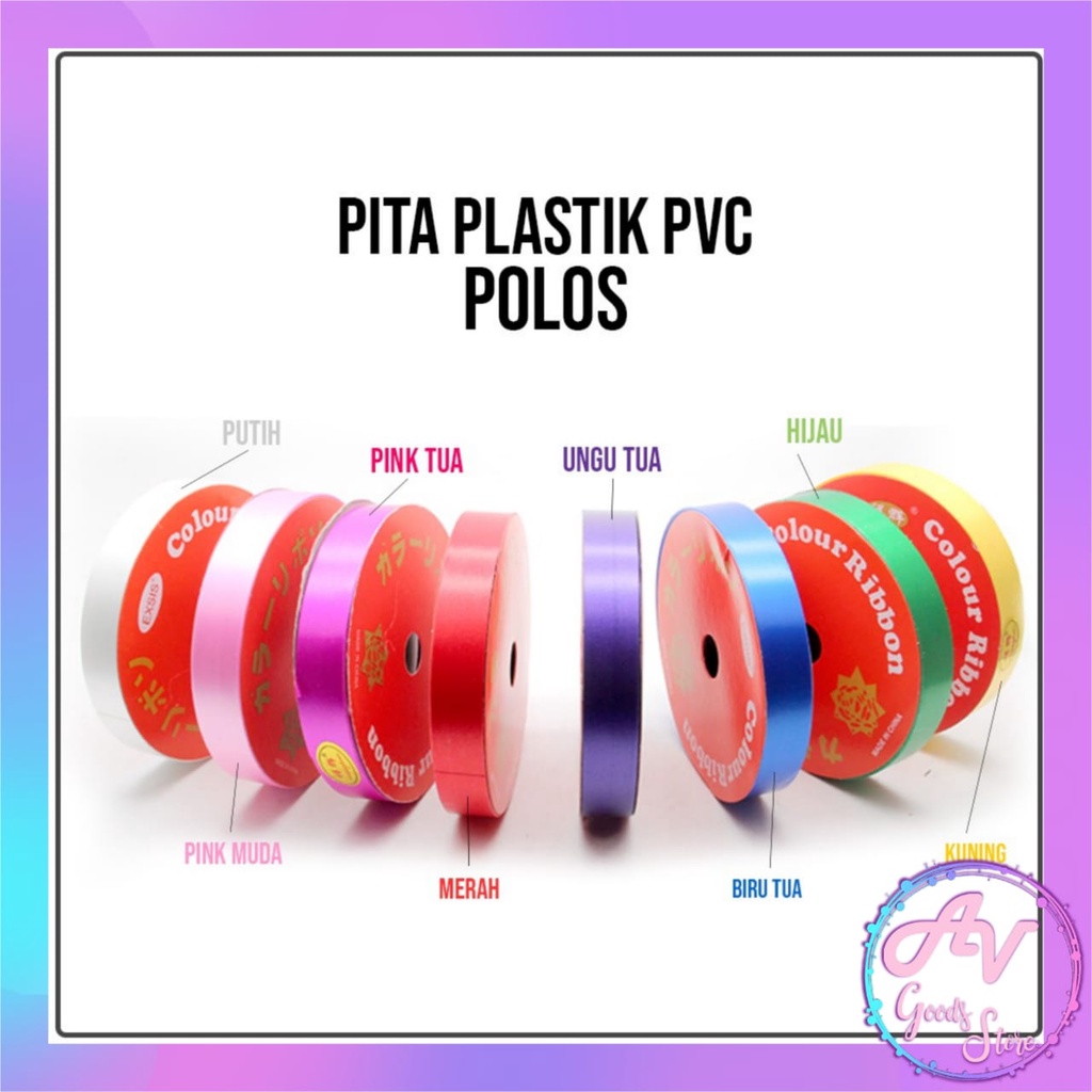 Jual Pita Pita Jepang Pita Kado Plastik Polos Pita Pvc Jepang