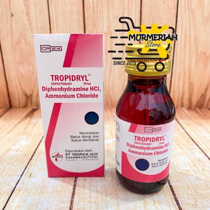 Jual TROPIDRYL EXPECTORANT Sirup 60 ml-Syrup Obat Ekspektoran Batuk ...