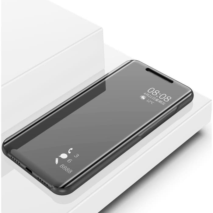 Case for Honor X7 Cover, Case Clear View Standing Cover Makeup Mirror