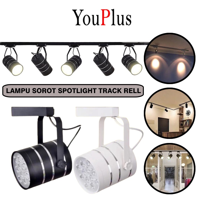 Jual YOUPLUS LAMPU SOROT SPOTLIGHT TRACK Rell/ trackLight spot fitting ...