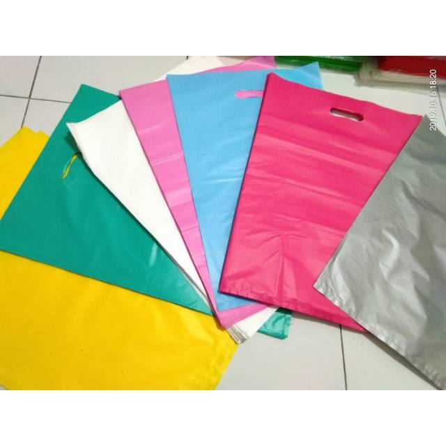 Jual Plastik Hd Plong 35x50 Cmshopping Bag Besarkantong Belanjaankantong Kresekpacking Tebal 8672