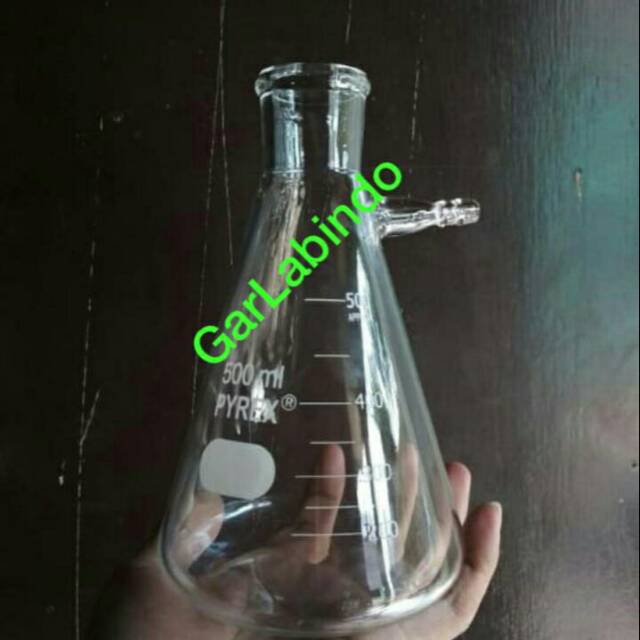 Jual Erlenmeyer Flask 2000ml Pyrex pipa samping Shopee Indonesia