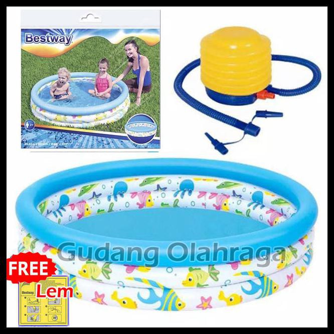 Jual Kolam Renang Anak Ocean Life Bestway 51009 , 51008 Uk. 122Cm ...