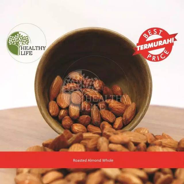 Jual Roast Almond Whole 1kg Almond Panggang Matang Shopee Indonesia 5629