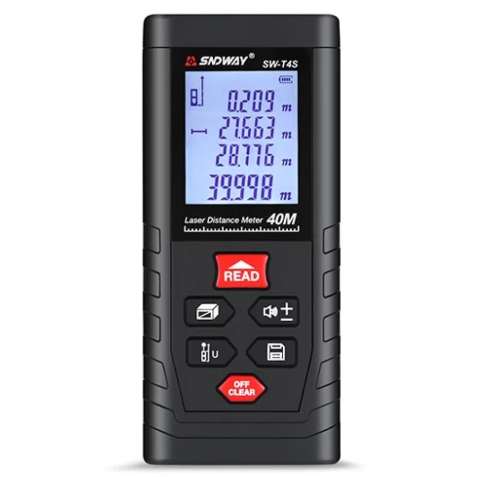 Jual Meteran Digital Distance meter SNDWAY 40 meter | Shopee Indonesia