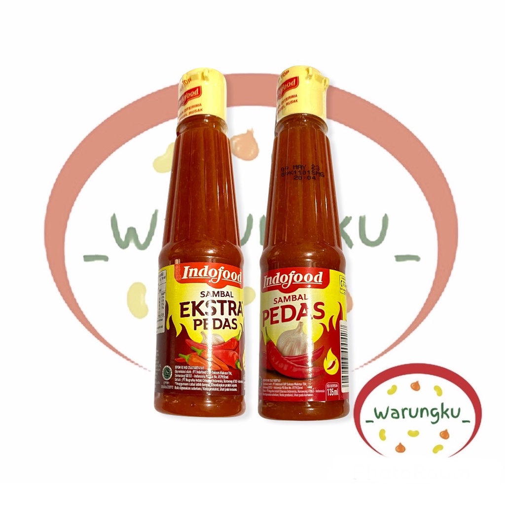 Jual SAMBAL Indofood Extra Pedas 275ml Sambal Pedas Saus Sambal ...