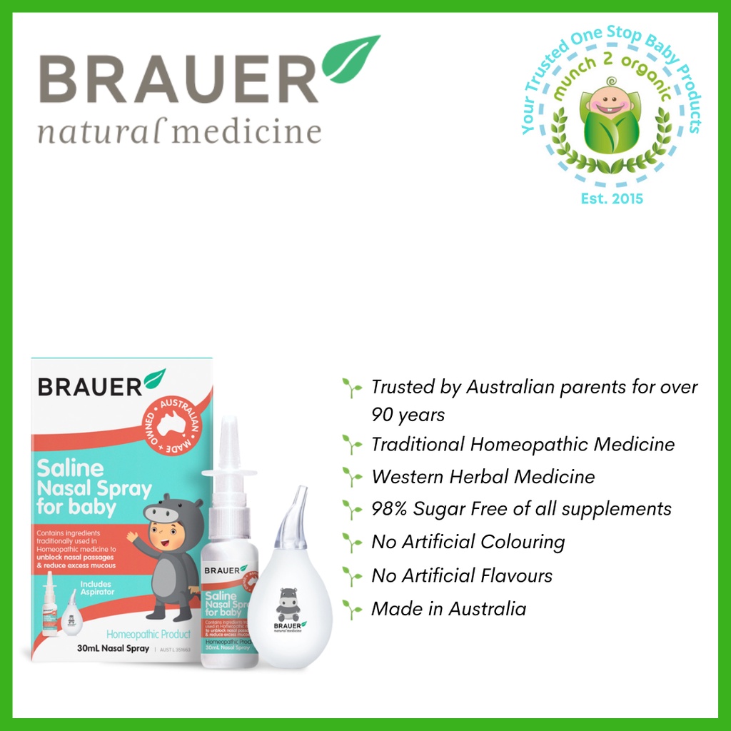 Brauer baby best sale saline nasal spray