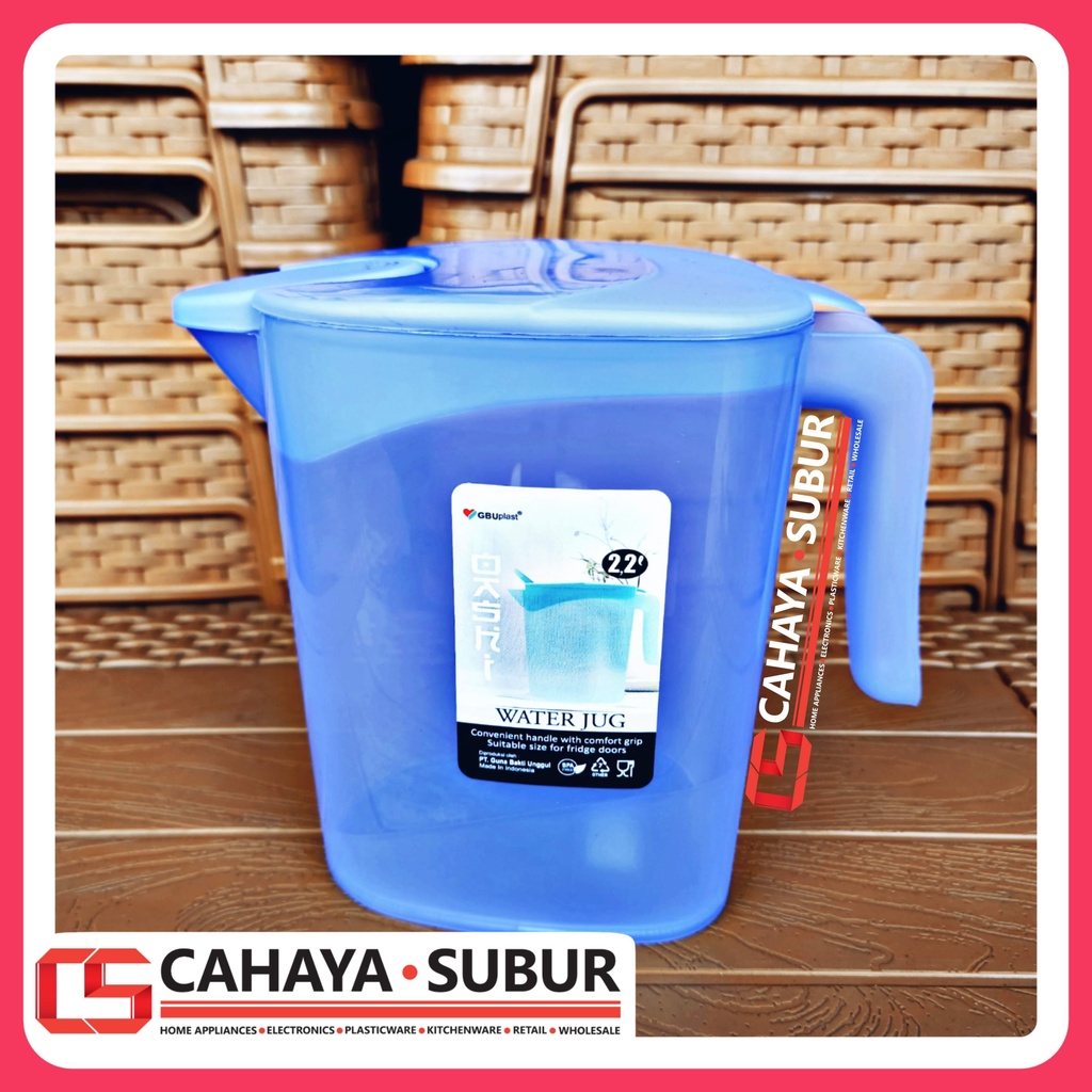 Jual Teko Air Plastik OASHI 2,2Lt Water Jug Eskan Pitcher Premium GBU ...