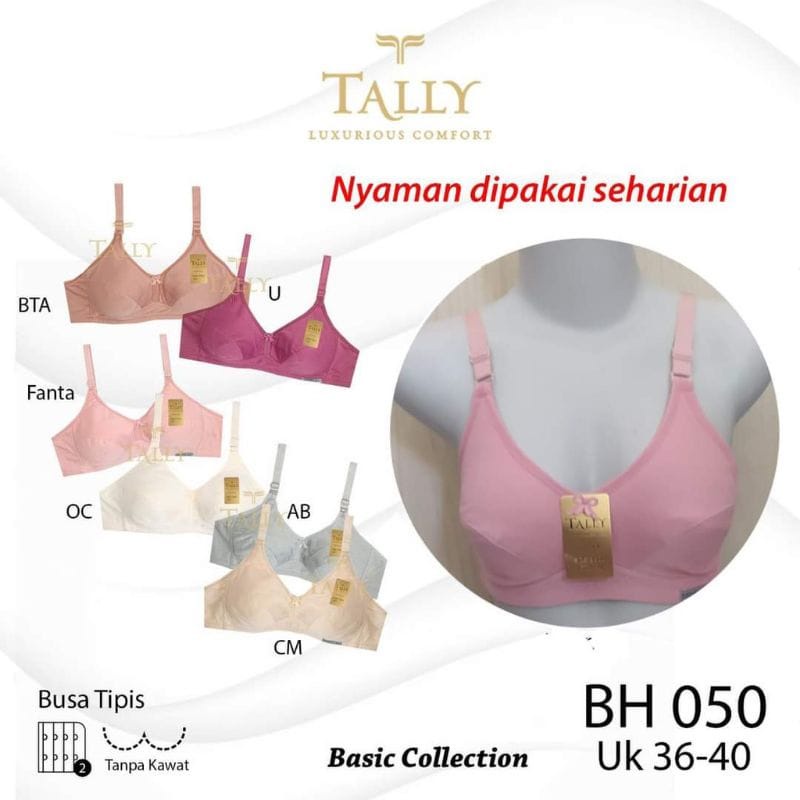 Promo TALLY BASIC BRA 056 - BH WANITA TANPA BUSA UNTUK SEHARI HARI