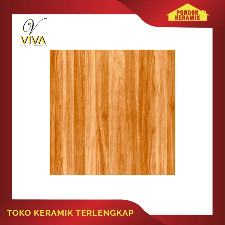 Granit Lantai Viva 60x60 Mahogany Brown