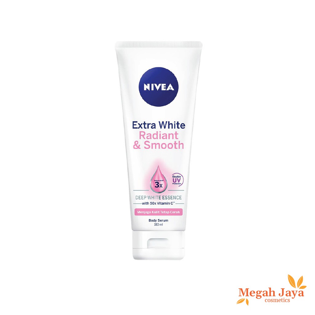 Jual Nivea Extra White Radiant And Smooth Body Serum 180 Ml Mj Shopee