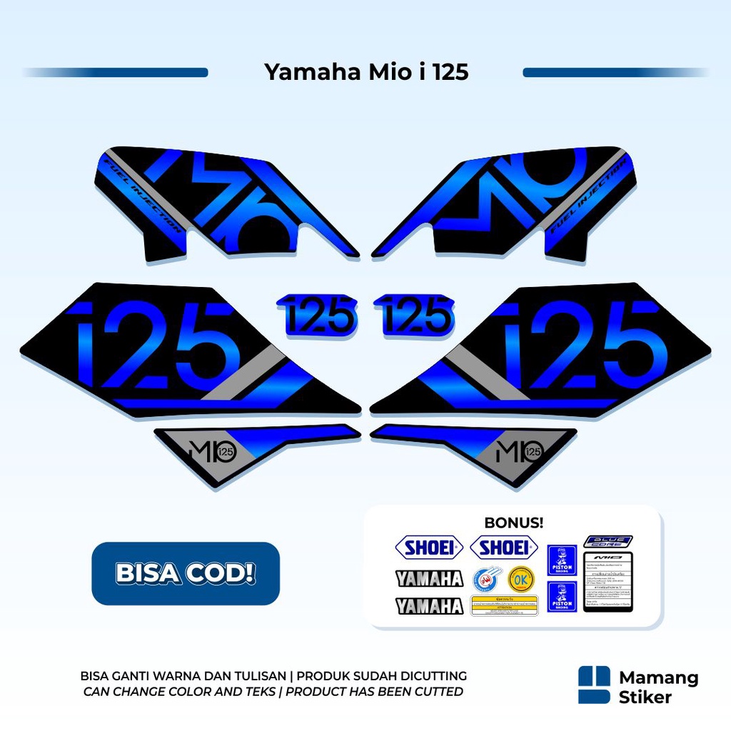 Jual Striping Yamaha Mio M3 Variasi (56) Original Mio i 125 125i Racing