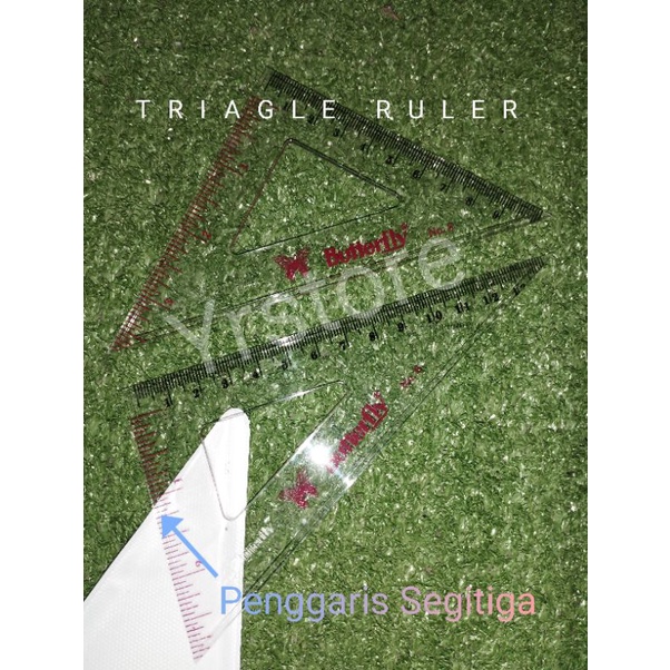 Jual triagle ruler. penggaris segitiga. penggaris | Shopee Indonesia