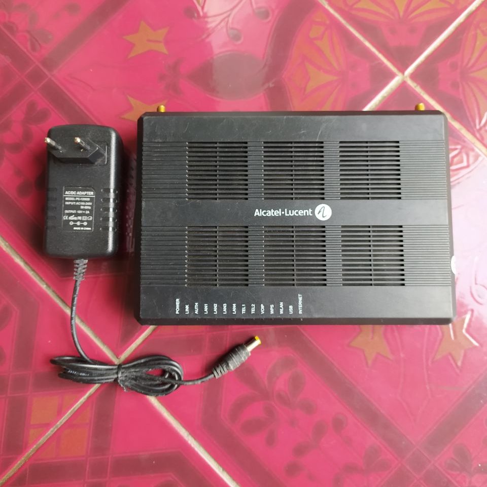 Jual Router Modem Alcatel Lucent G-240W-A ONT GPON Fiber Optic | Shopee ...