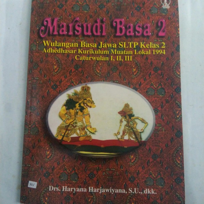 Jual BUKU MAISUDI BASA 2 WULANGAN BASA JAWA SLTP KELAS 2 | Shopee Indonesia