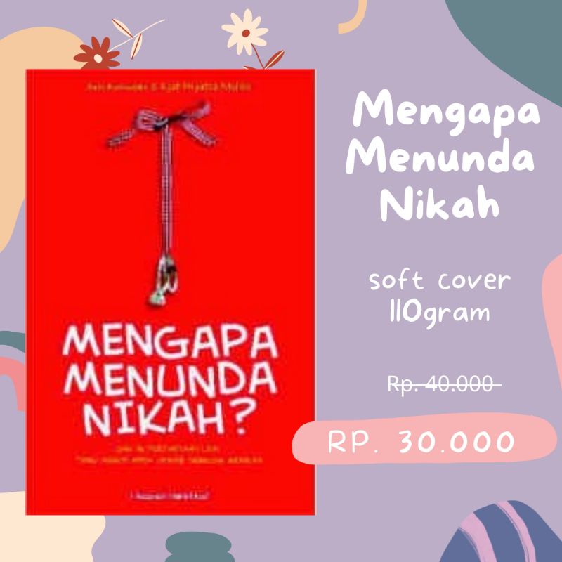 Jual Mengapa Menunda Nikah | Shopee Indonesia