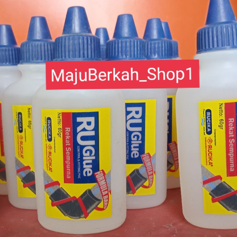 Jual Lem Pipa PVC & Fitting Tru Glue / Ru Glue Kemasan Botol | Shopee ...