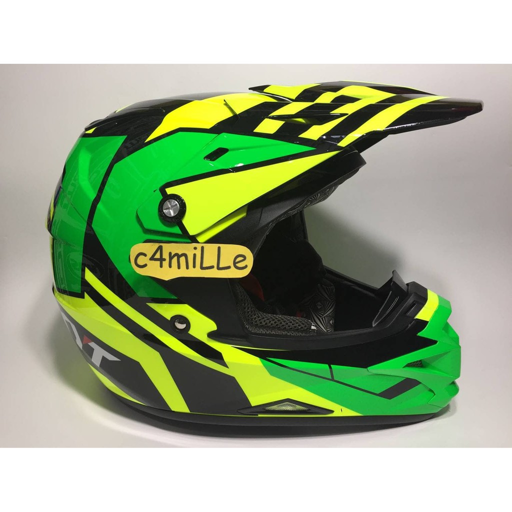 Jual Helm Kyt Cross Over Krc Super Fluo Ed Yellow Fluo Green Fluo Trail