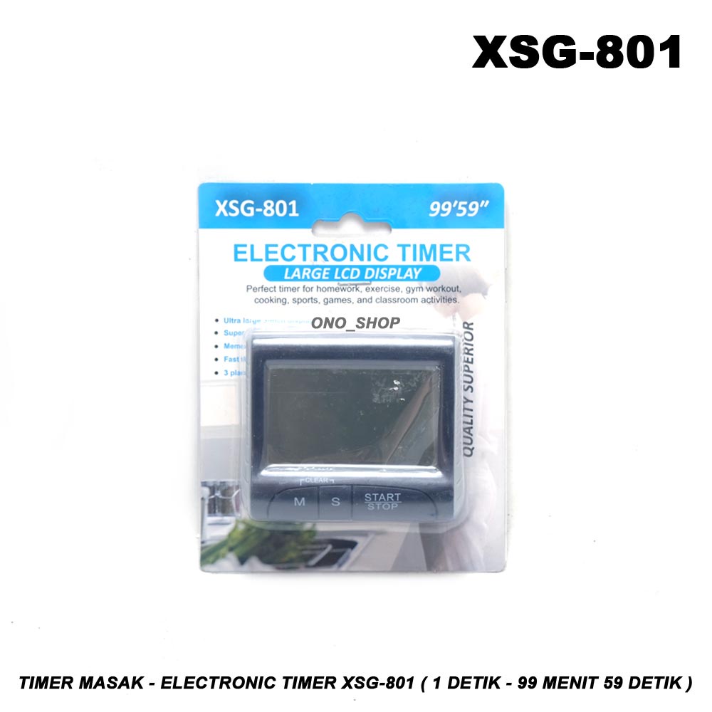 Jual Timer Masak - Electronic Timer XSG-801 ( 1 detik - 99 menit 59 ...