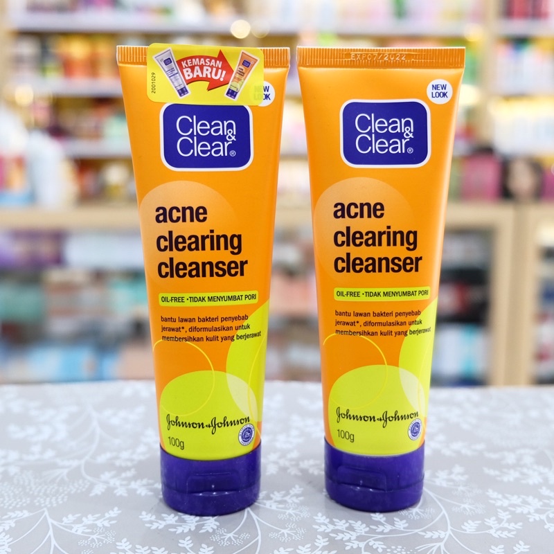 Jual Clean and Clear Active Clear Acne clearing cleanser 100ml | Shopee ...