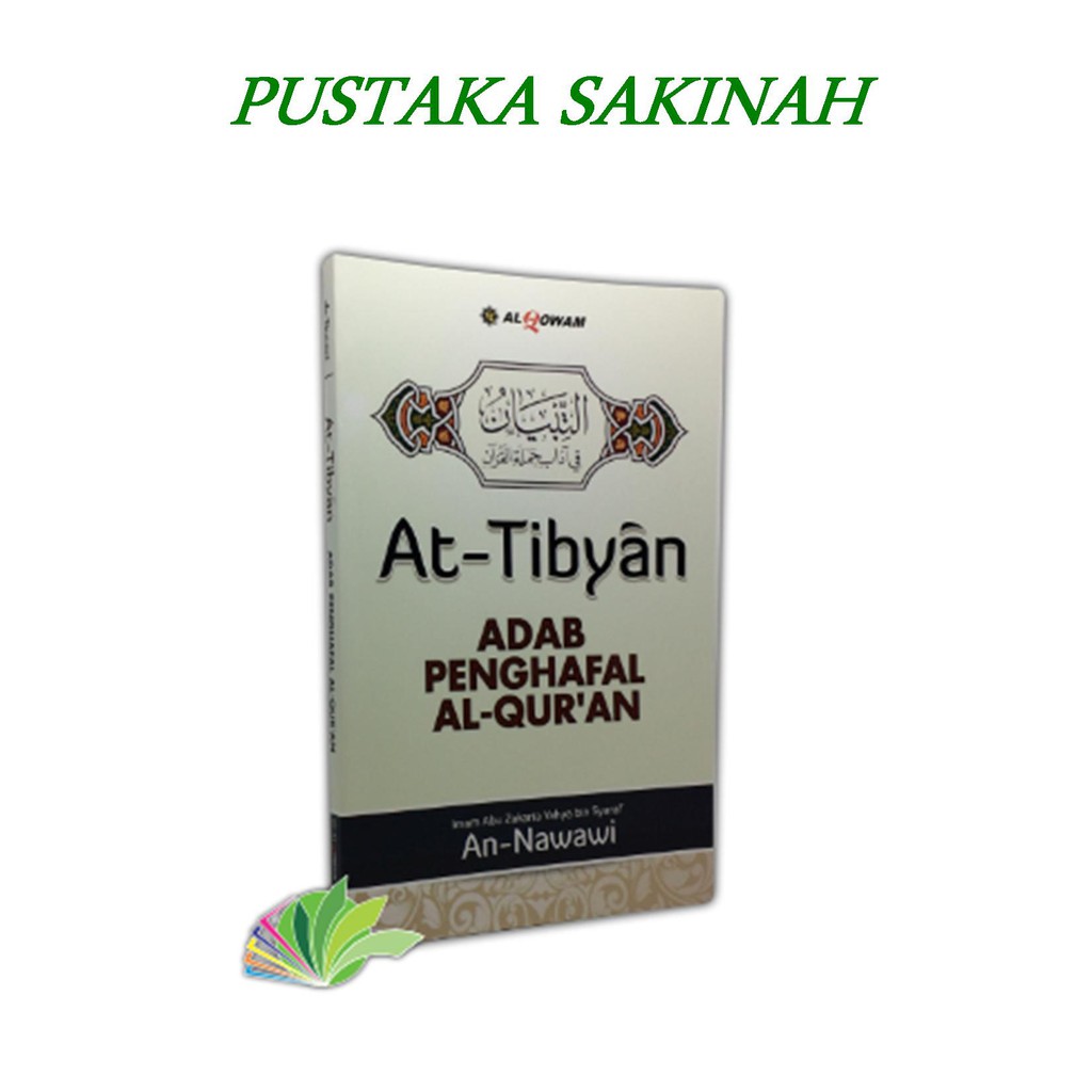 Jual BUKU ISLAM AKHLAK | At Tibyan Adab Penghafal Al Quran | Pustaka ...