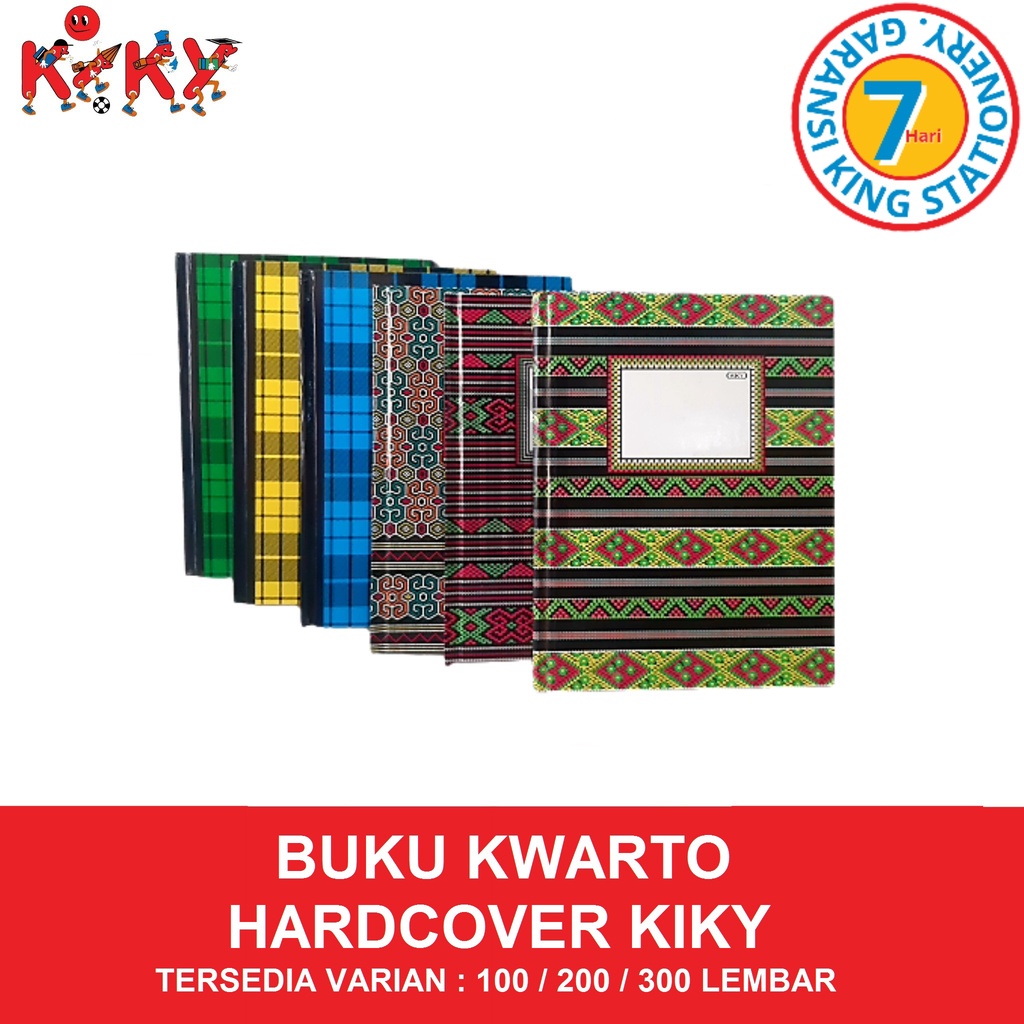 Jual BUKU KWARTO / QUARTO HARDCOVER KIKY 100 / 200 / 300 LEMBAR ...