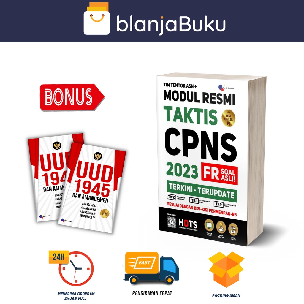 Jual Buku Modul Resmi Taktis Cpns 2023 Fr Soal Asli Terkini - Terupdate ...