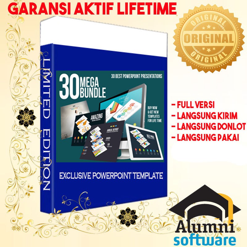 Jual Template PowerPoint Presentasi 30 Mega Bundle - Limited Edition ...