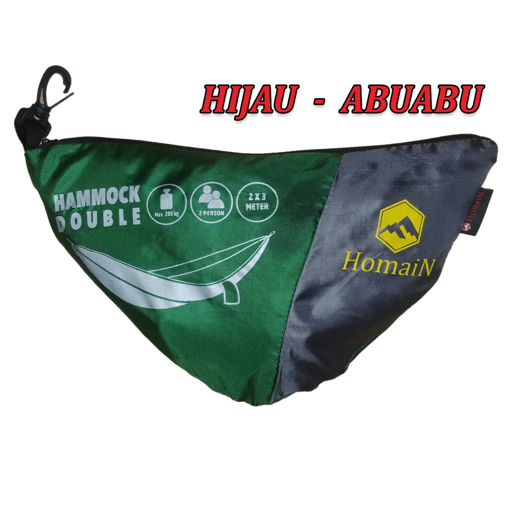 Jual HAMMOCK JUMBO / HAMMOCK UKURAN DOUBLE KAPASITAS 2 ORANG / AYUNAN
