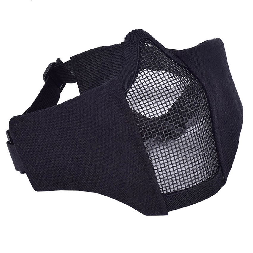 Jual ERD Halfmask Mesh Masker Jaring Besi Tengkorak Tactical | Shopee ...