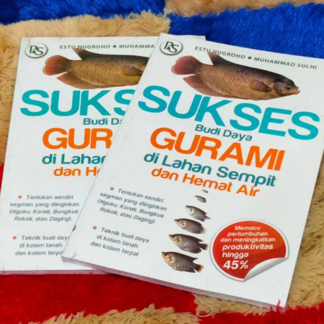 Jual Buku Sukses Budidaya Gurami Di Lahan Sempit Dan Hemat Air Shopee