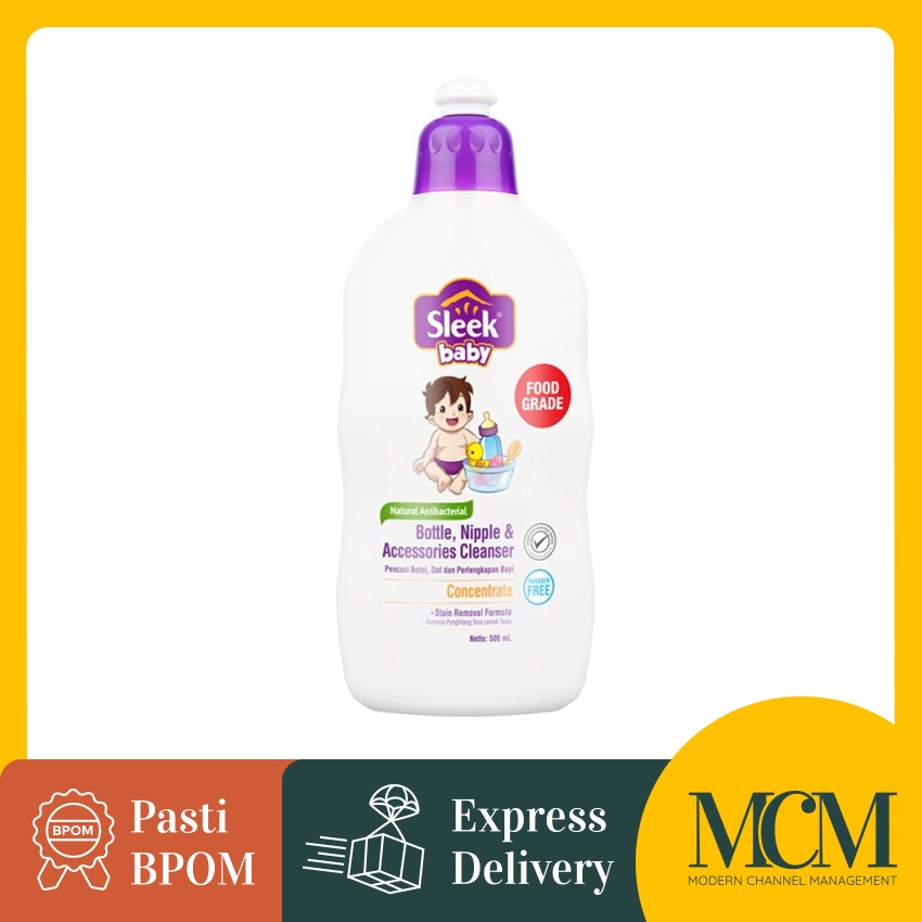 Jual Pencuci Botol - Sleek Baby Bottle & Accessories Cleanser Botle ...