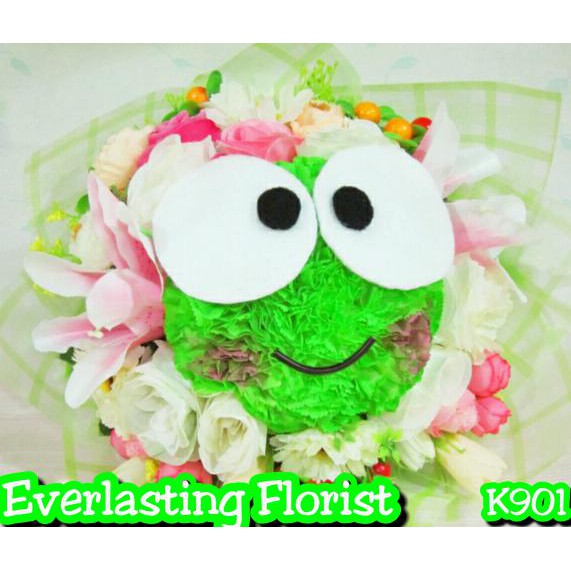 Jual Bucket Keroppi K901 Buket Bunga Boneka Bouquet Wedding Wisuda Hadiah Shopee Indonesia