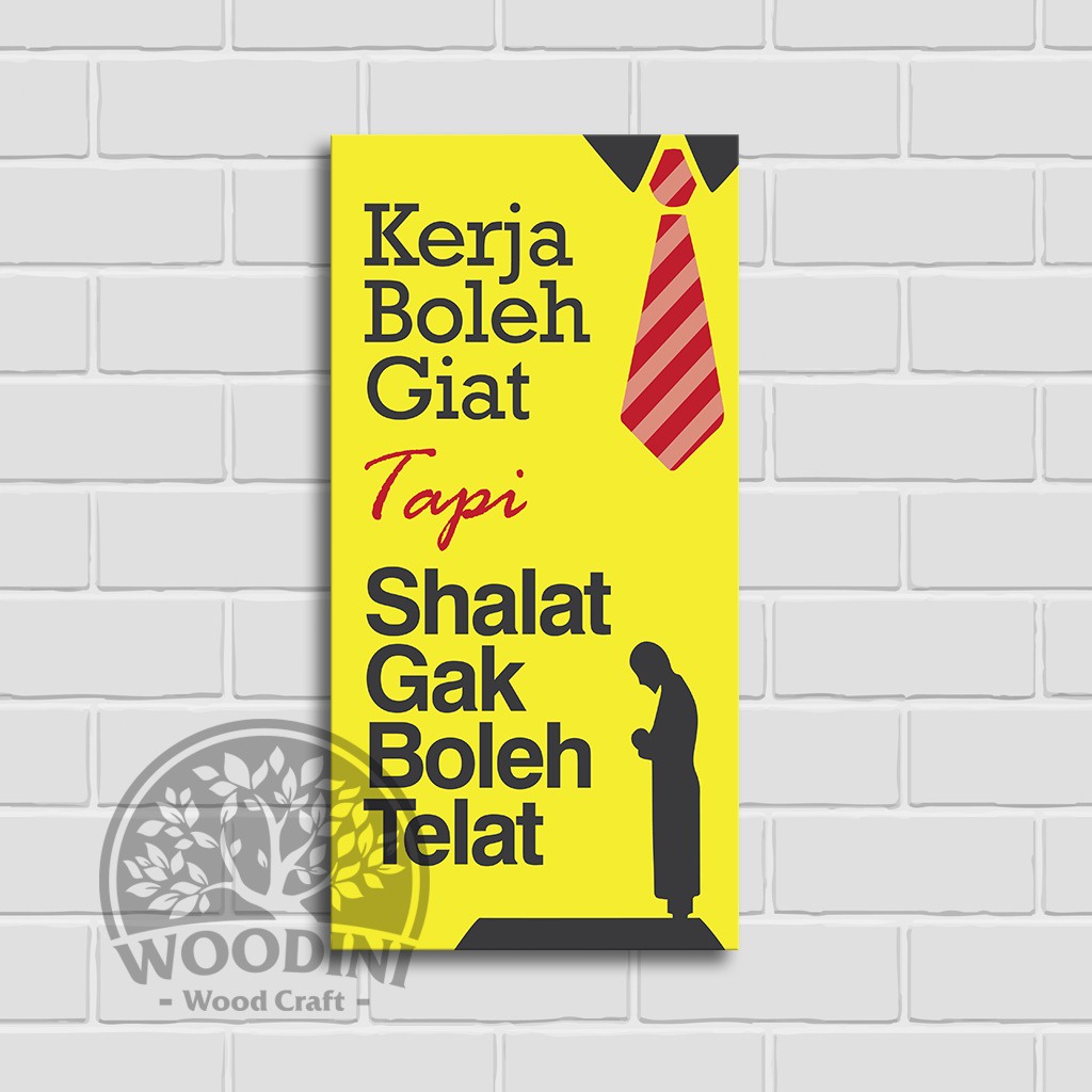 Jual Poster Hiasan Dinding Quotes Motivasi Ukuran 15x30cm | Shopee ...