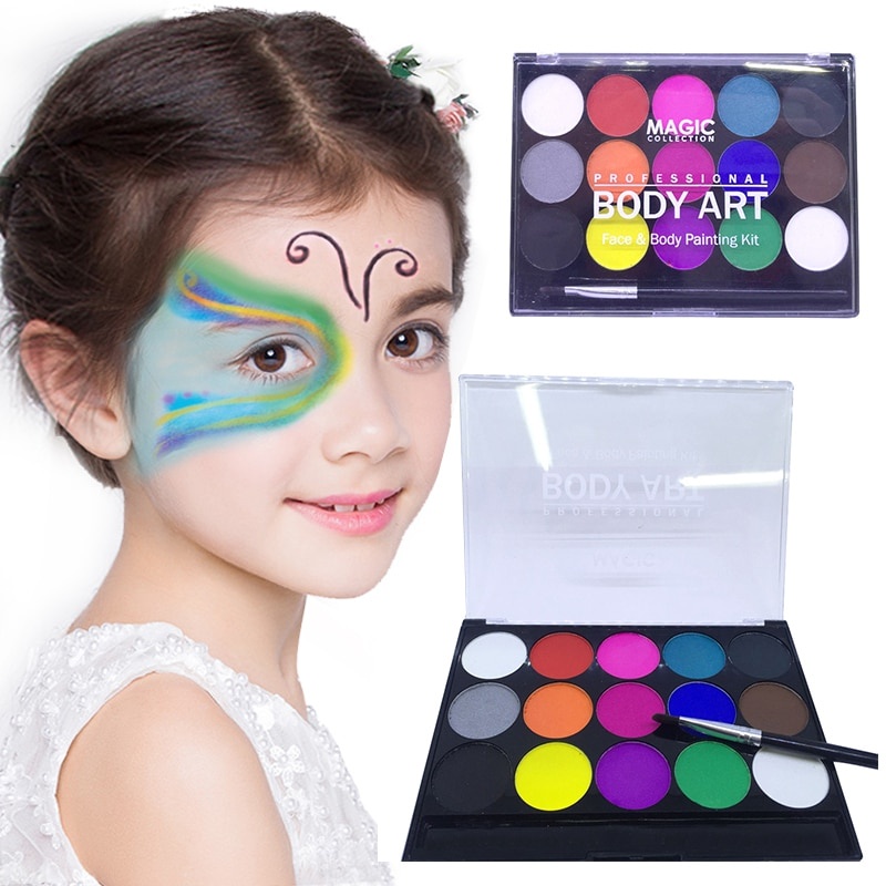 Jual 12 Warna Body Face Painting Cat Wajah Painting Wajah Body Painting