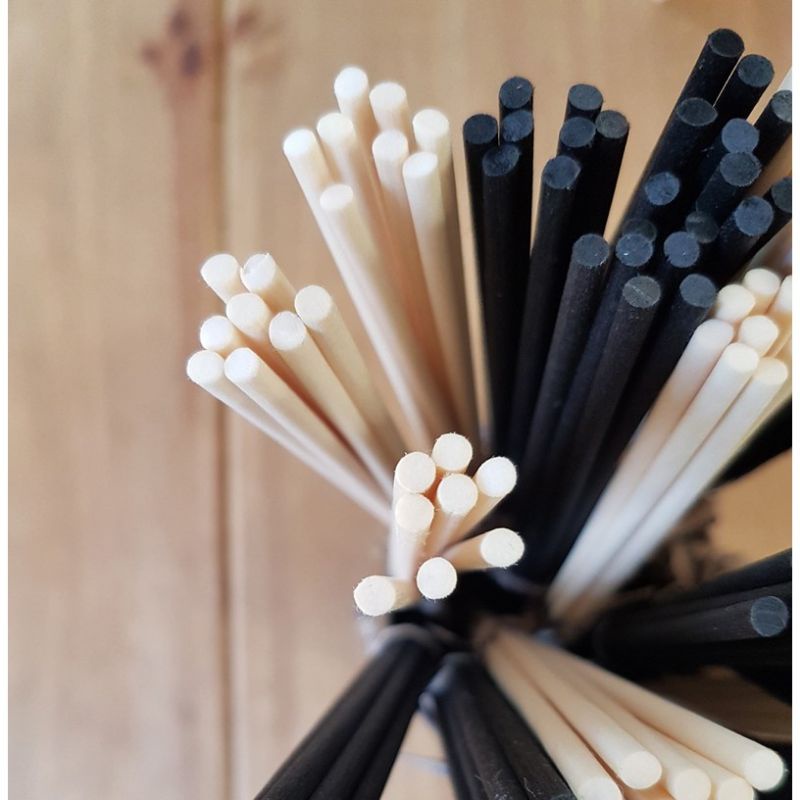 Jual Stik Fiber Reed Diffuser 19cm X 3mm White Black Warna Putih Hitam ...