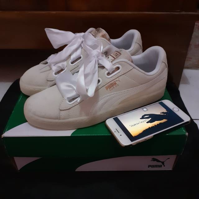 Puma suede deals heart artica