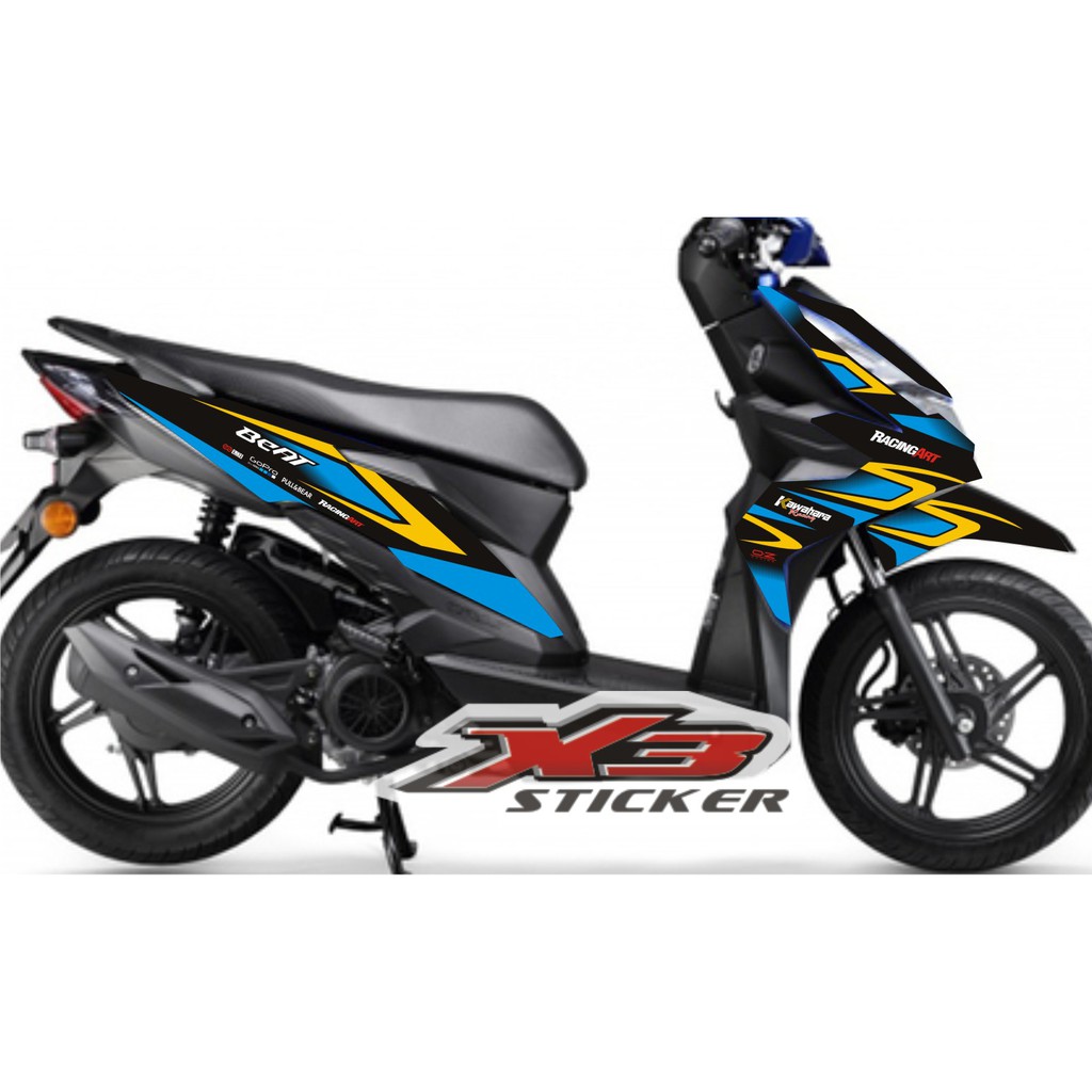 Jual Stiker Decal Beat fi Racing Art Fullwrap | Shopee Indonesia