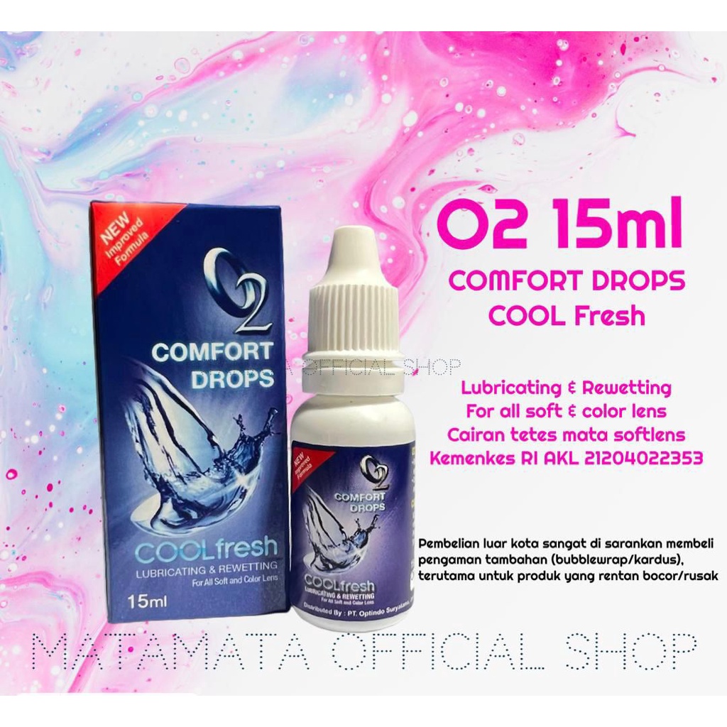 Jual O2 EYE DROPS 15ml TETES MATA SOFTLENS [ED JUNI 2027] | Shopee ...