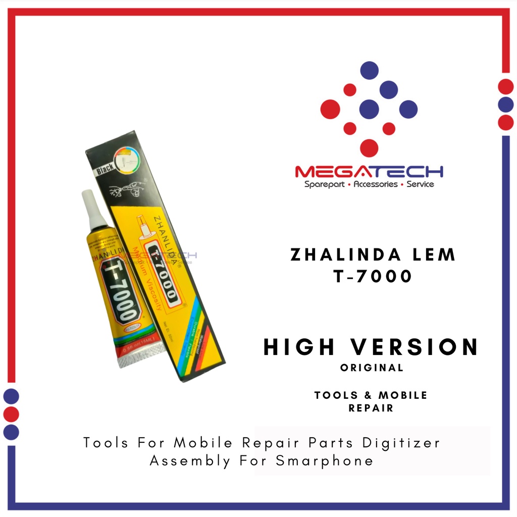 Jual Lem Zhalinda T7000 / Lem Touchscreen T7000 Isi 15 ML | Shopee ...