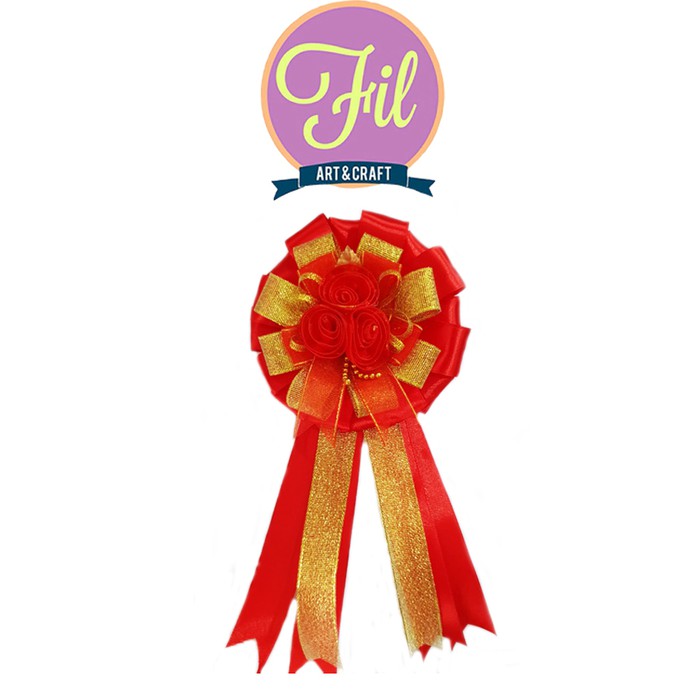 Jual Pita Peresmian / Gunting Pita / Pita Kado Gold / Pita Kado Merah