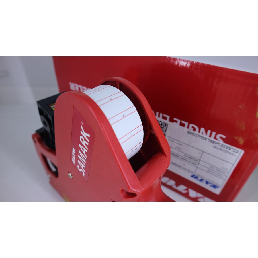 Jual Alat / Mesin Label Harga / Labeller Sato Samark 1 LINE | Shopee ...