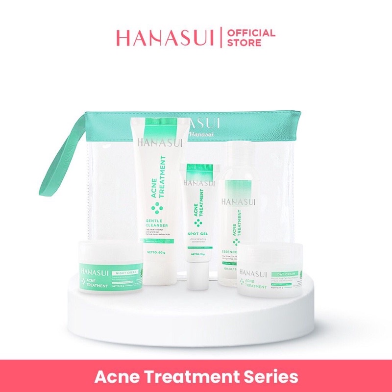 Jual Rangkaian Hanasui Acne Treatment-Paket Acne Hanasui | Shopee Indonesia