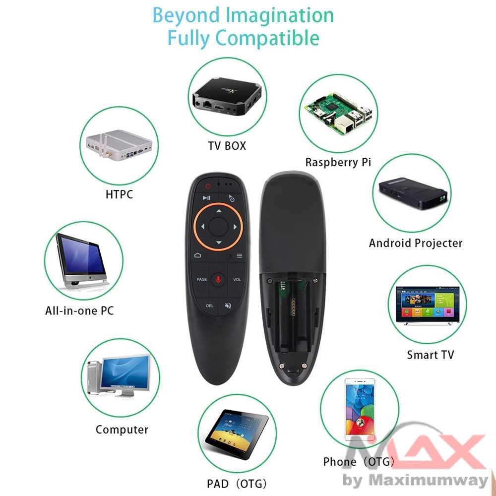 Jual Remote Android Tv Box Sensor Gerak Pointer Mouse Google Voice Assistant Microphone Bisa