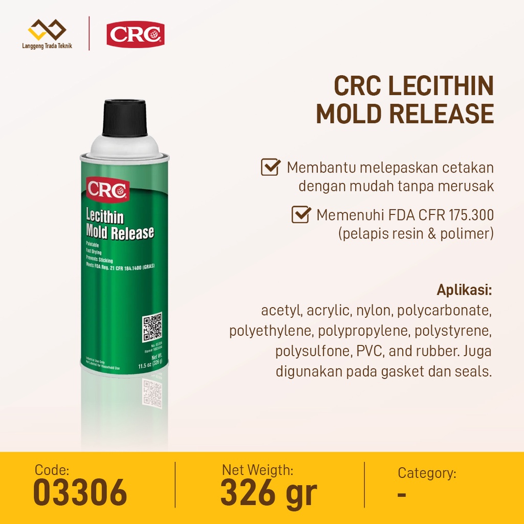 Jual CRC LECITHIN MOLD RELEASE 03306 Shopee Indonesia