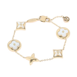 LOUIS VUITTON LV COLOR BLOSSOM BB MULTI-MOTIFS BRACELET, PINK GOLD, WHITE  MOTHER-OF-PEARL AND DIAMONDS, Women's Fashion, Jewelry & Organisers,  Accessory holder, box & organisers on Carousell