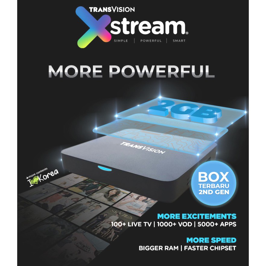 Jual transvision xstream Harga Terbaik & Termurah Mei 2026 | Shopee ...