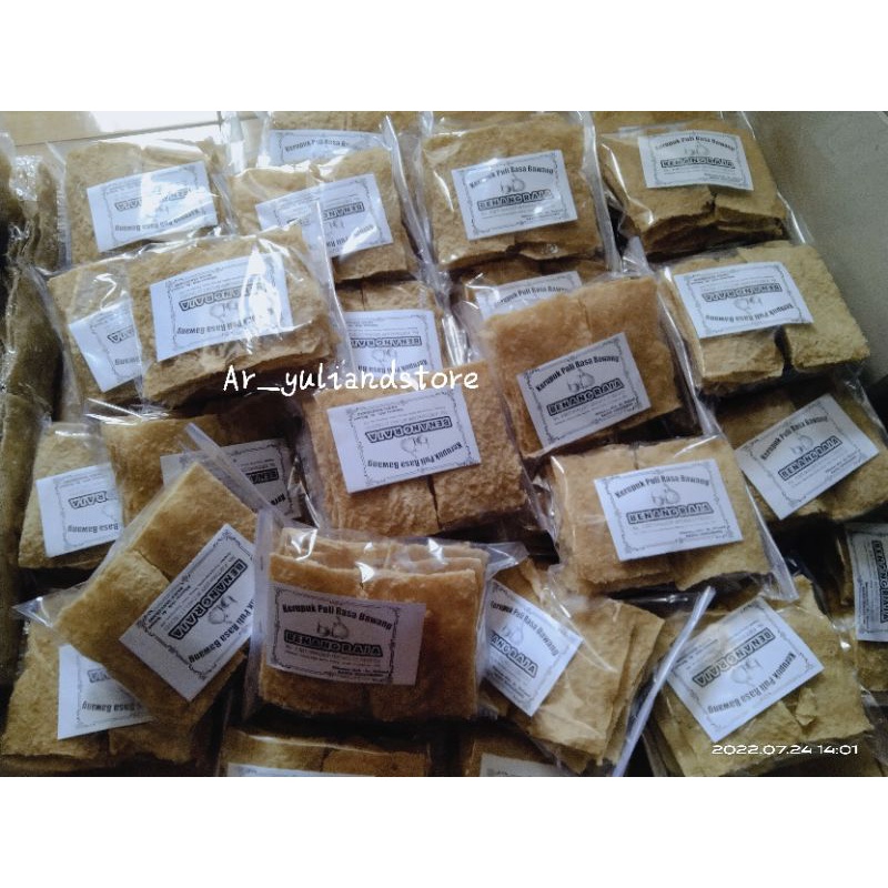 Jual Krupuk Gendar Puli Kemasan 120gram Free Packing Kardus Dan