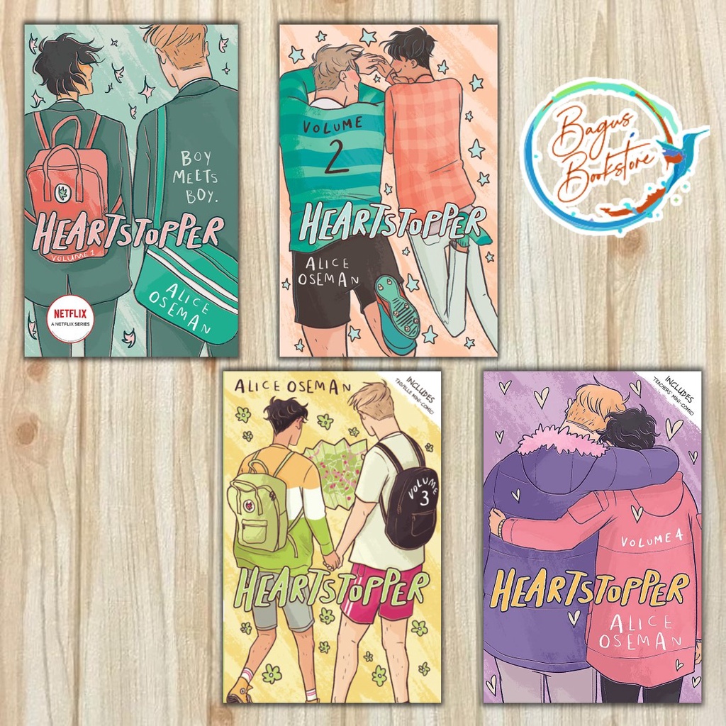 Jual Heartstopper - Alice Oseman, Series Volume 1-4 Books (English ...